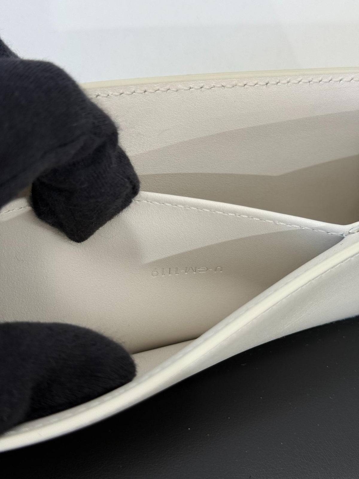 Celine Black/White Smooth Calfskin Evening Clutch