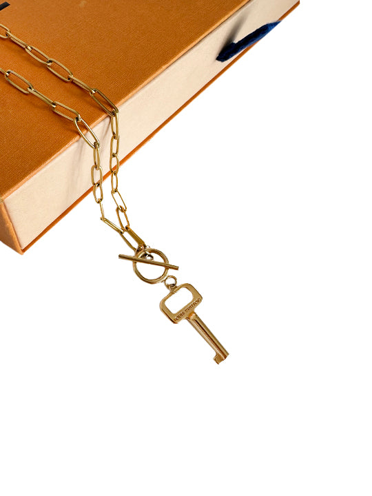 Louis Vuitton Key Logo Necklace