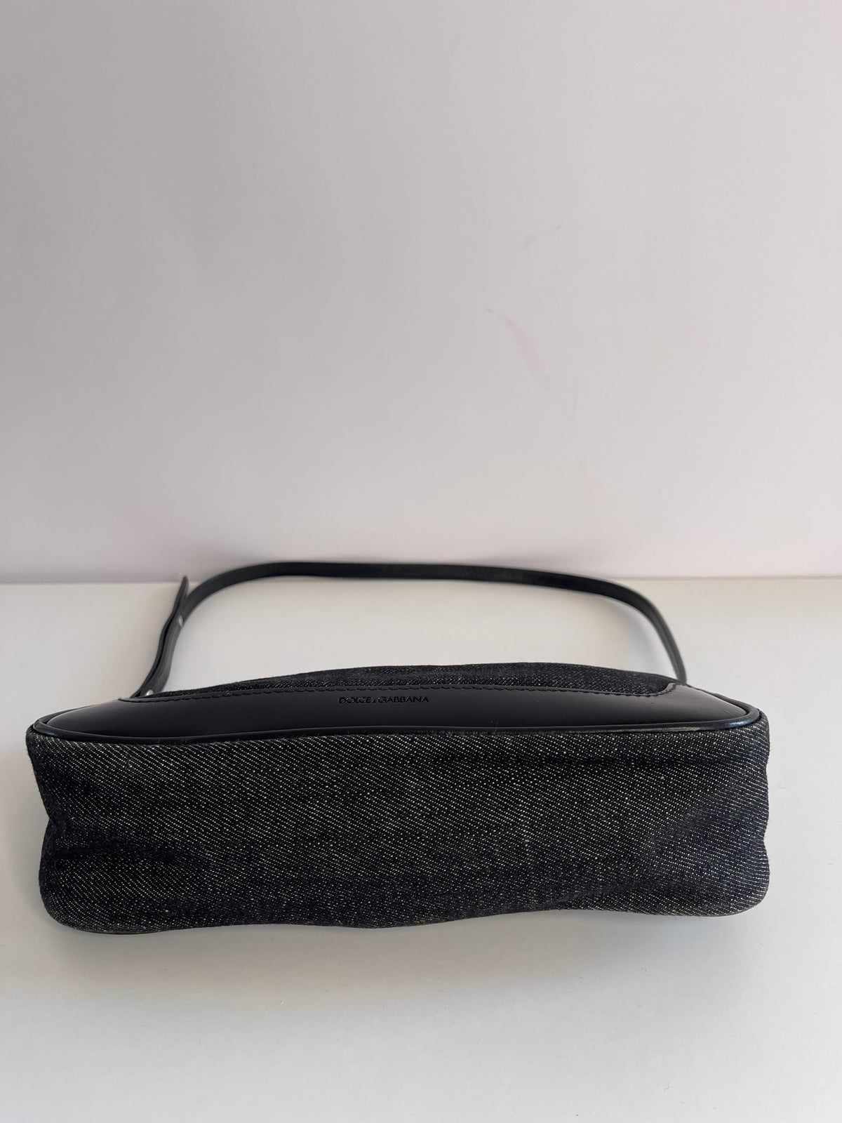 Dolce & Gabbana Black Denim Pochette