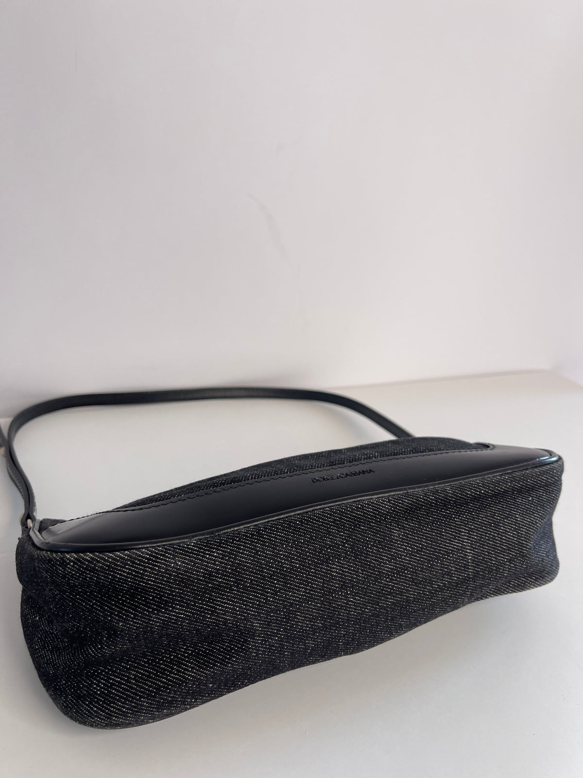 Dolce & Gabbana Black Denim Pochette