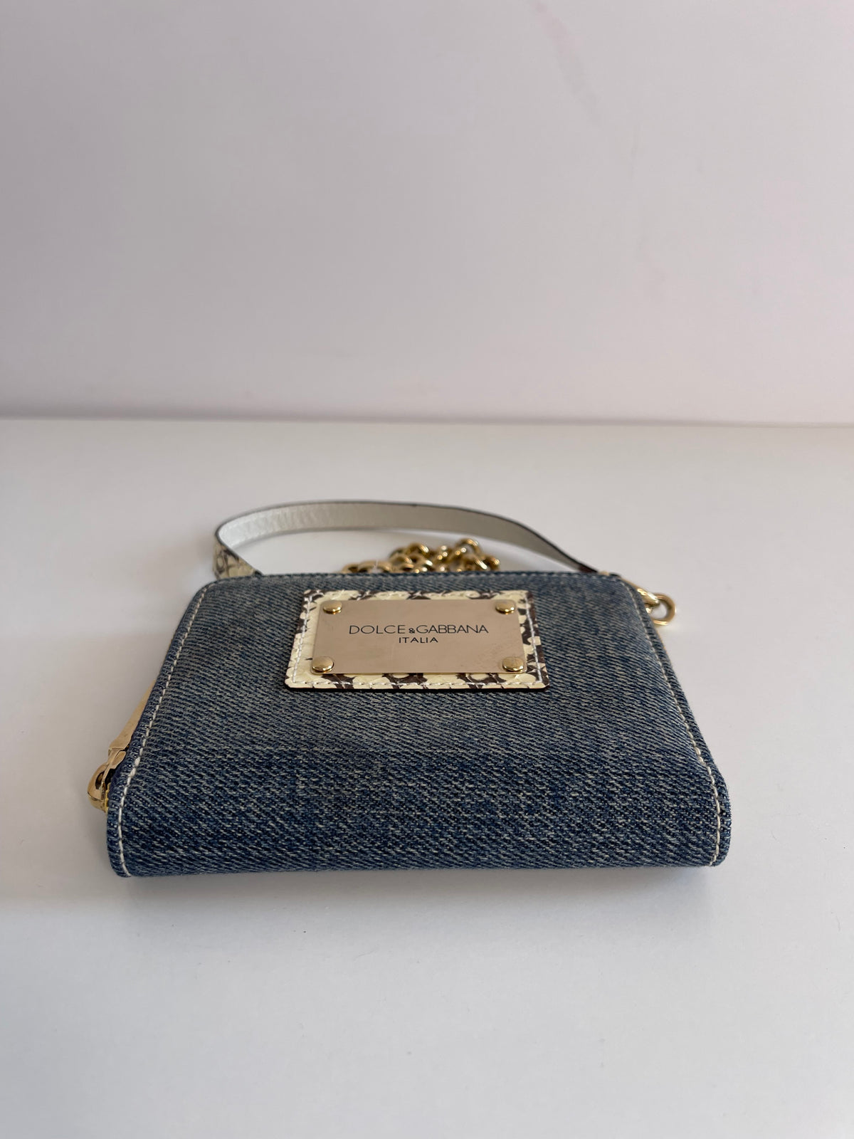 Dolce & Gabbana Vintage Wallet Denim