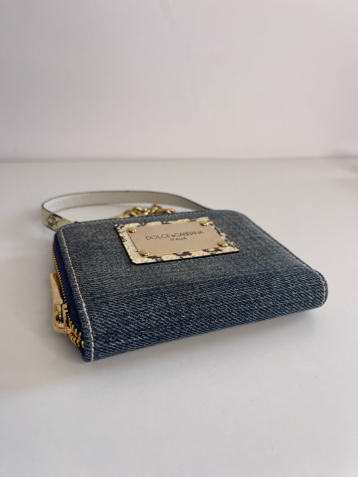 Dolce & Gabbana Vintage Wallet Denim