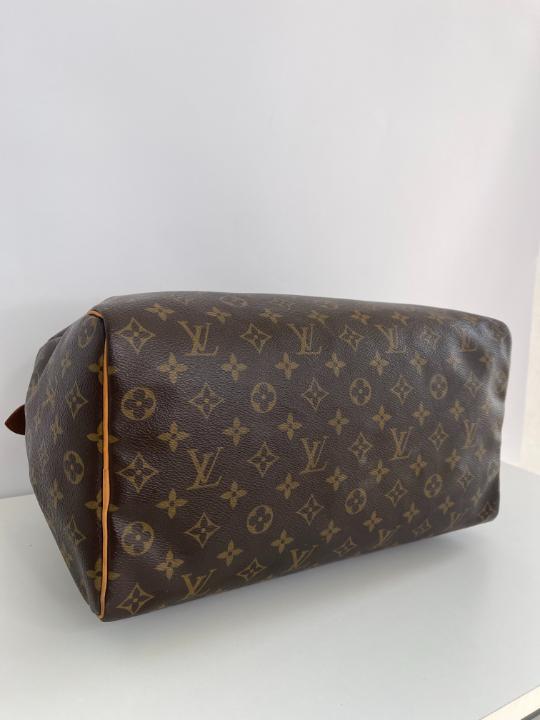 Louis Vuitton Speedy 35 Monogram Canvas C.M Initials