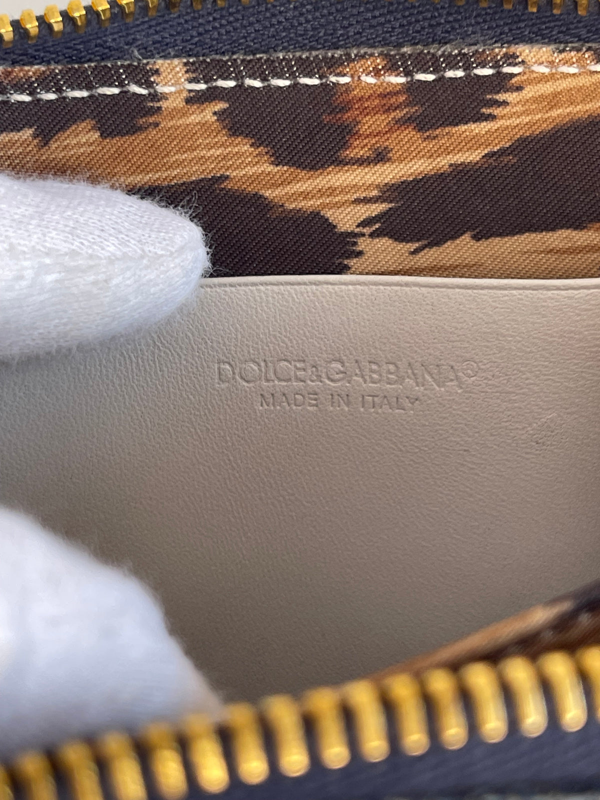 Dolce & Gabbana Vintage Wallet Denim