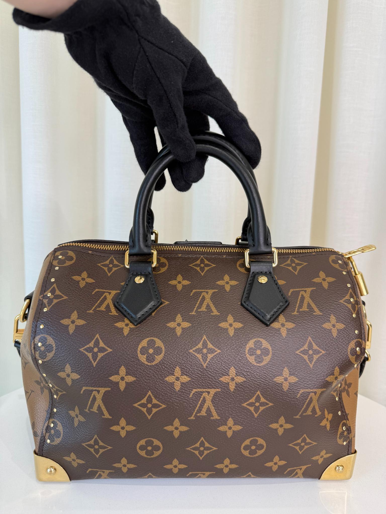 Louis Vuitton Speedy Trunk 25 Monogram Canvas
