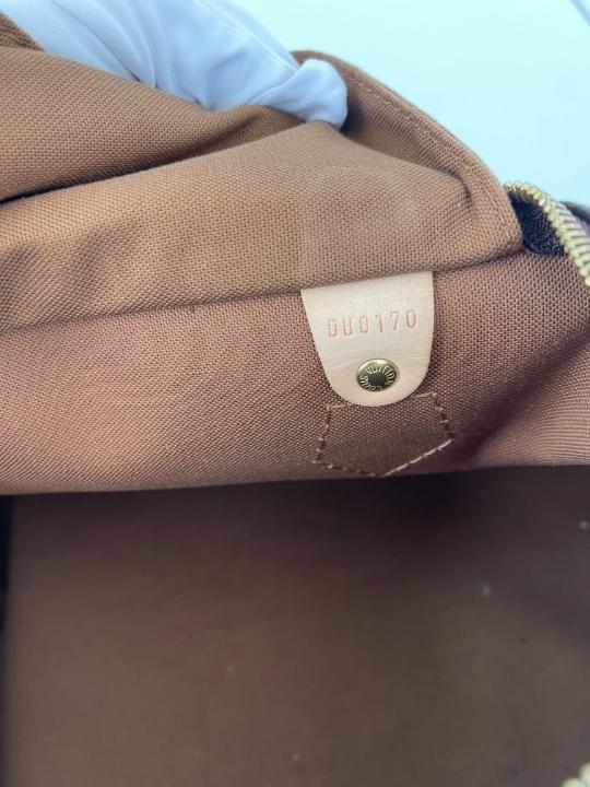 Louis Vuitton Speedy 35 Monogram Canvas C.M Initials