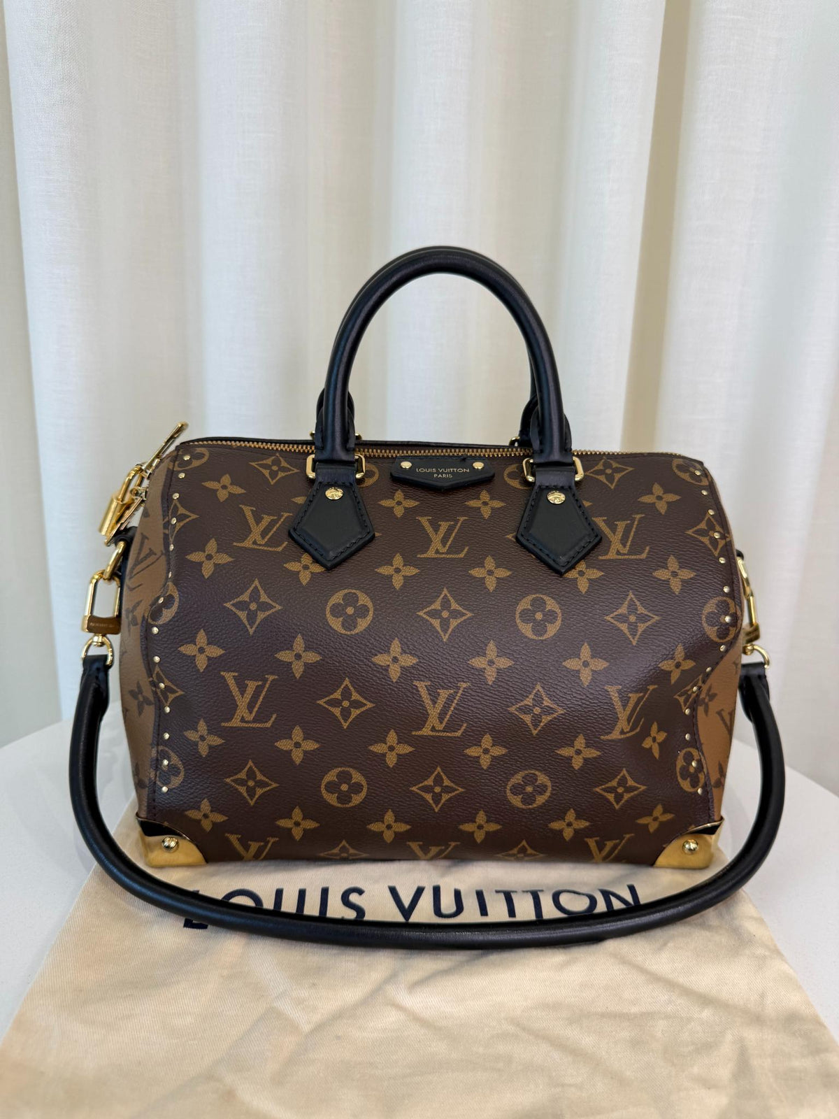 Louis Vuitton Speedy Trunk 25 Monogram Canvas