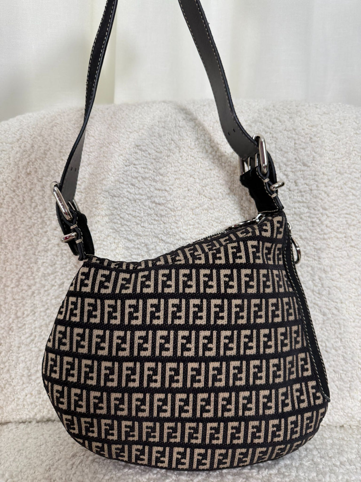 Fendi Zucchino Vintage Oyster Bag