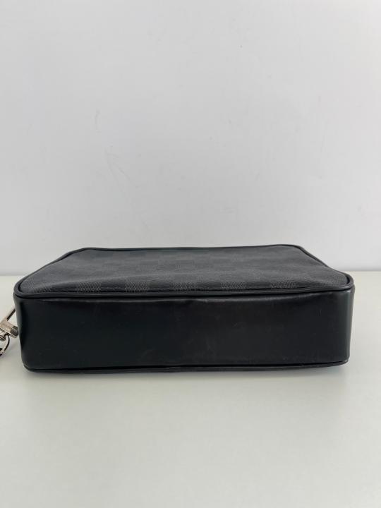 Louis Vuitton Pochette Kasai Damier Graphite Canvas