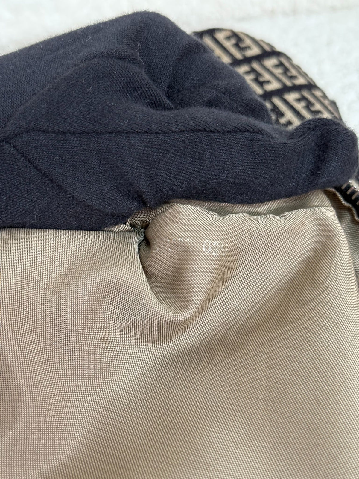 Fendi Zucchino Vintage Oyster Bag