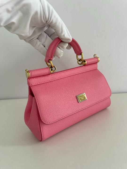 Dolce & Gabbana Small Miss Sicily Pink Crossbody Bag