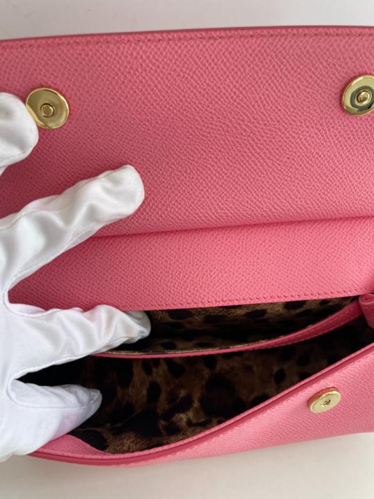 Dolce & Gabbana Small Miss Sicily Pink Crossbody Bag