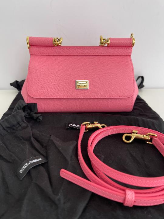 Dolce & Gabbana Small Miss Sicily Pink Crossbody Bag