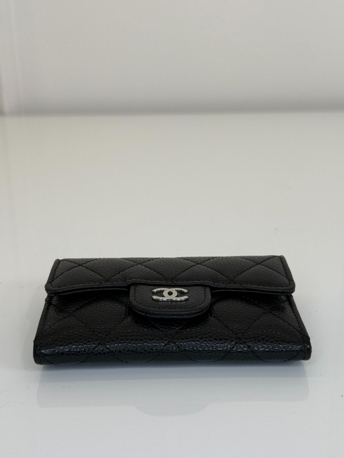 Chanel Classic Caviar Leather Flap Card Holder