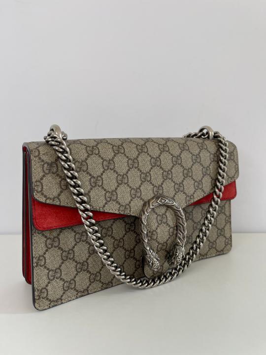 Gucci Small Dionysus GG Supreme Monogram Shoulder Bag