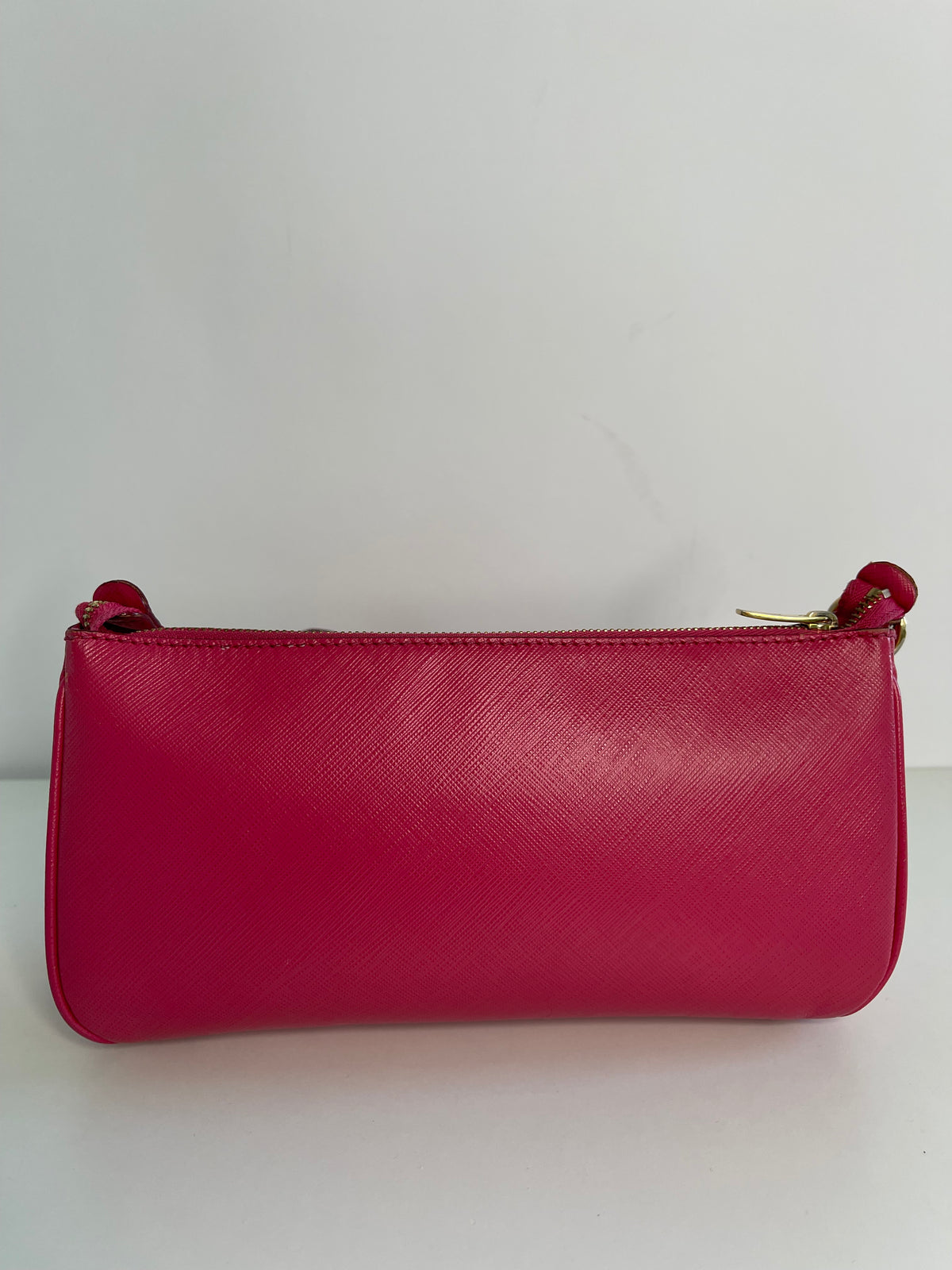 Salvatore Ferragamo Gancini Pink Leather Pochette