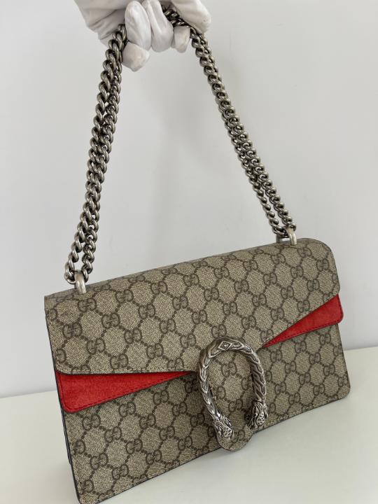 Gucci Small Dionysus GG Supreme Monogram Shoulder Bag