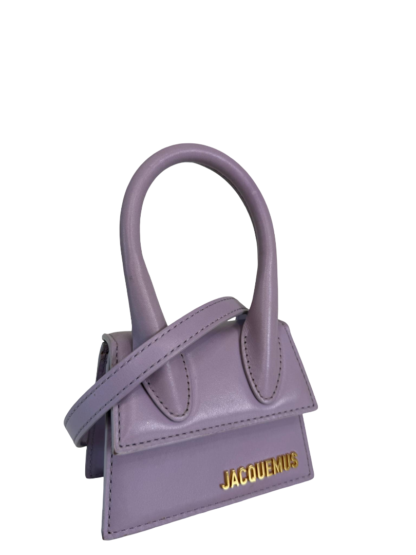 Jacquemus Le Chiquito Mini Lilac Leather Handbag