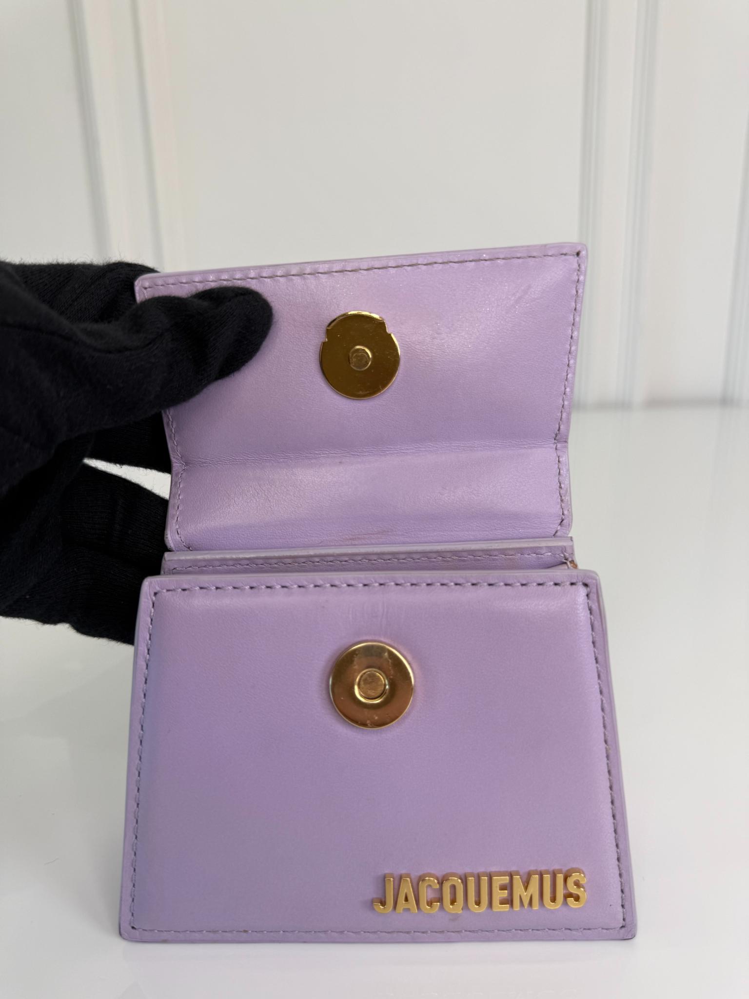 Jacquemus Le Chiquito Mini Lilac Leather Handbag