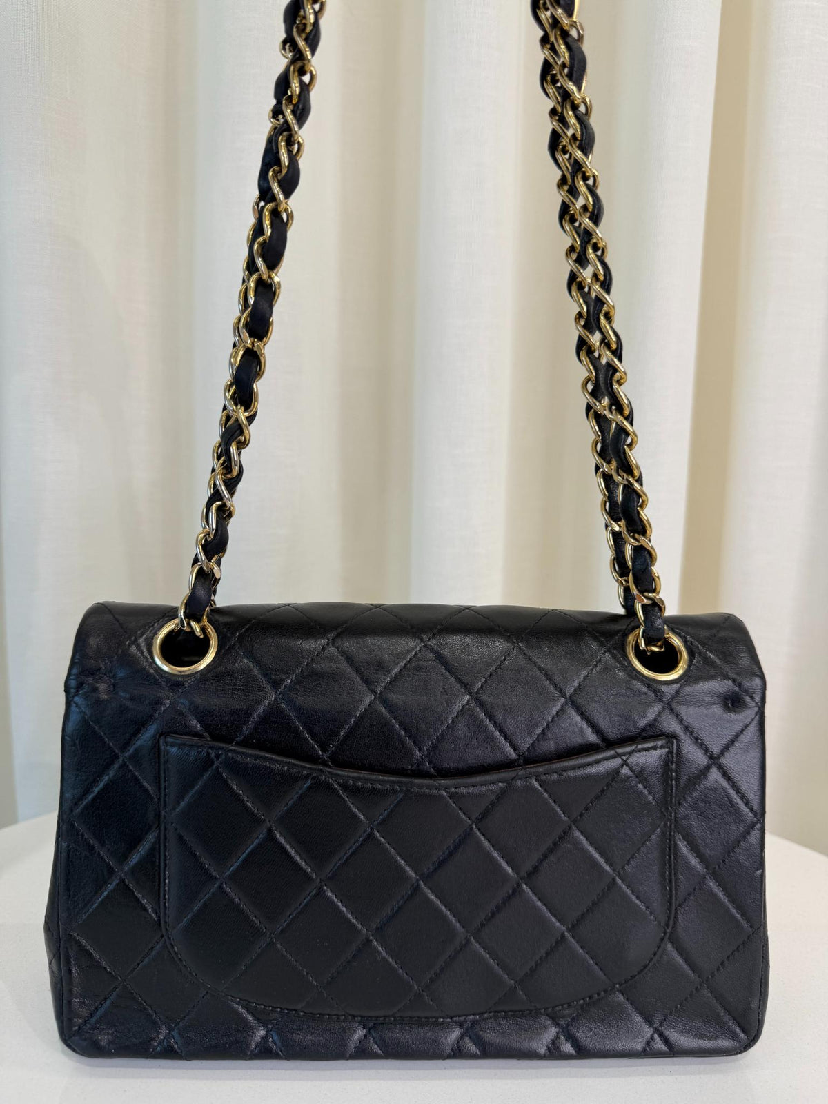 Chanel Classic Double Flap Small Black Lambskin Gold Hardware