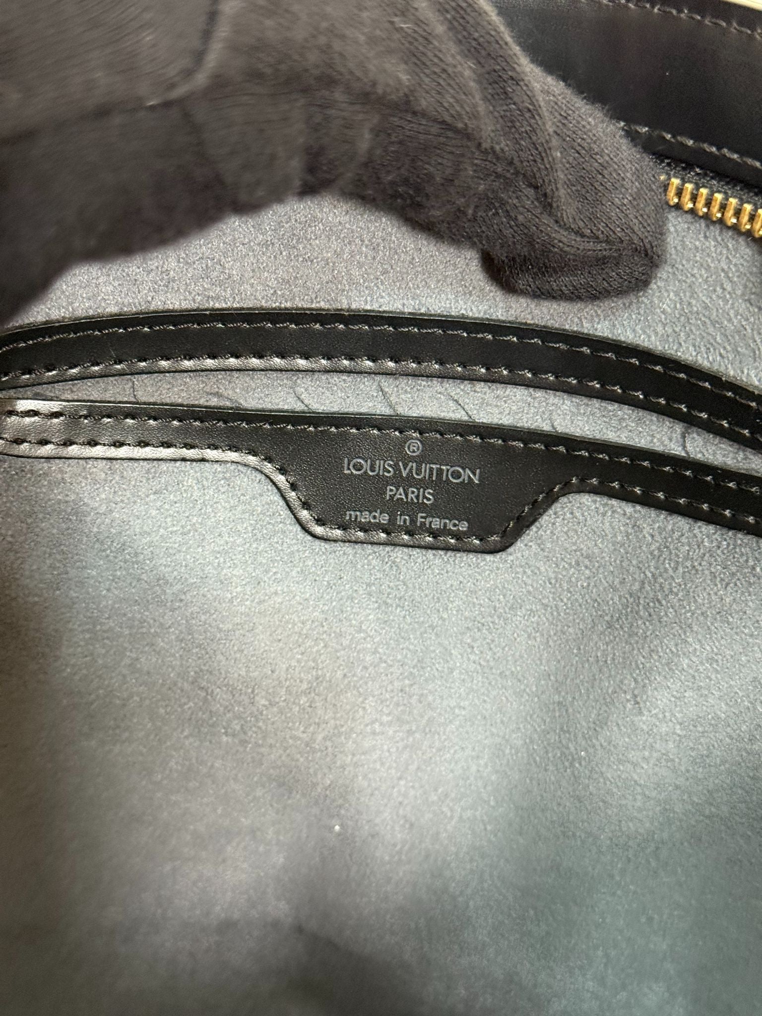 Louis Vuitton Saint Jacques Black Epi Leather Shoulder Bag