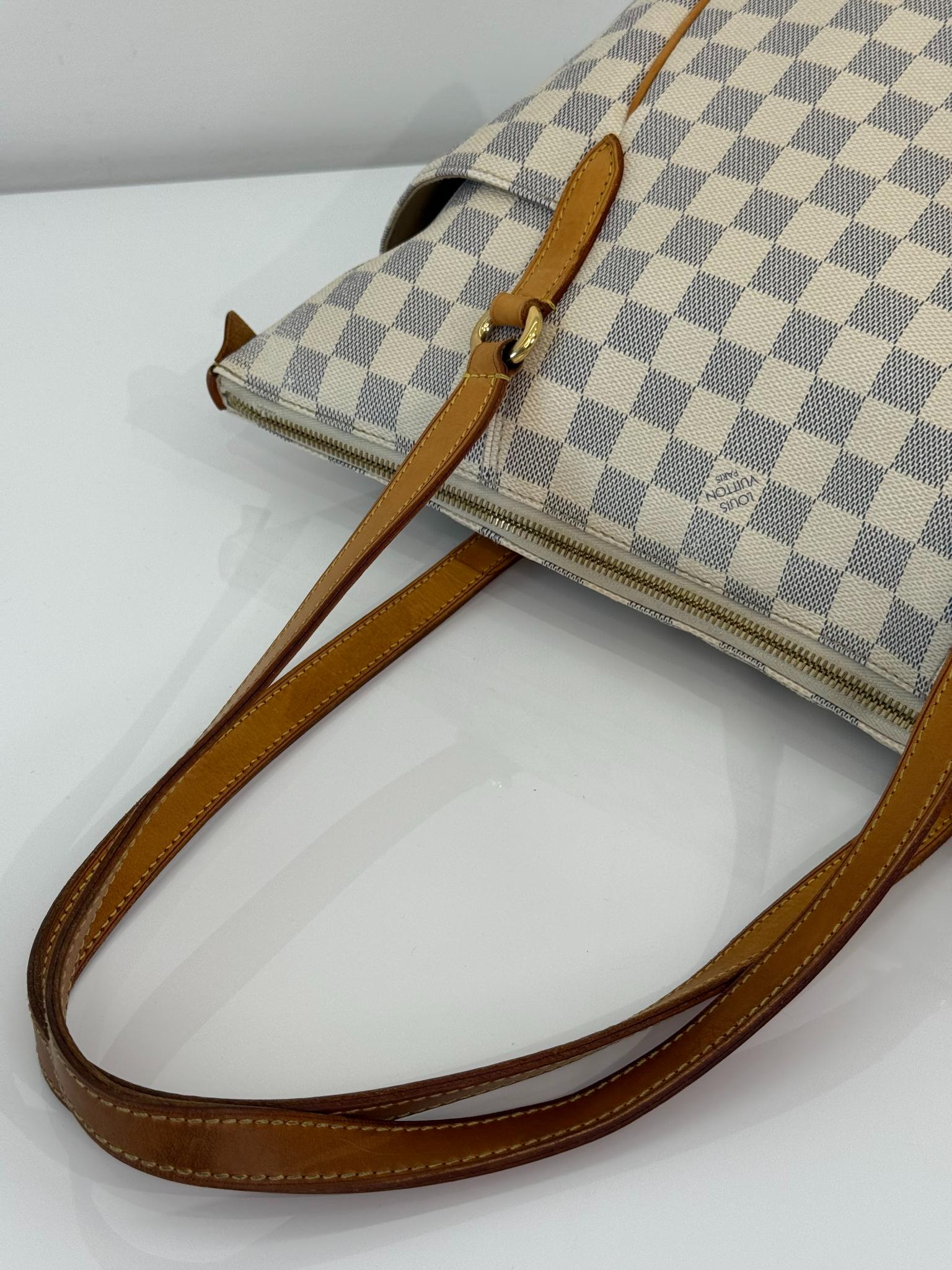 Louis Vuitton Totally MM Damier Azur Canvas