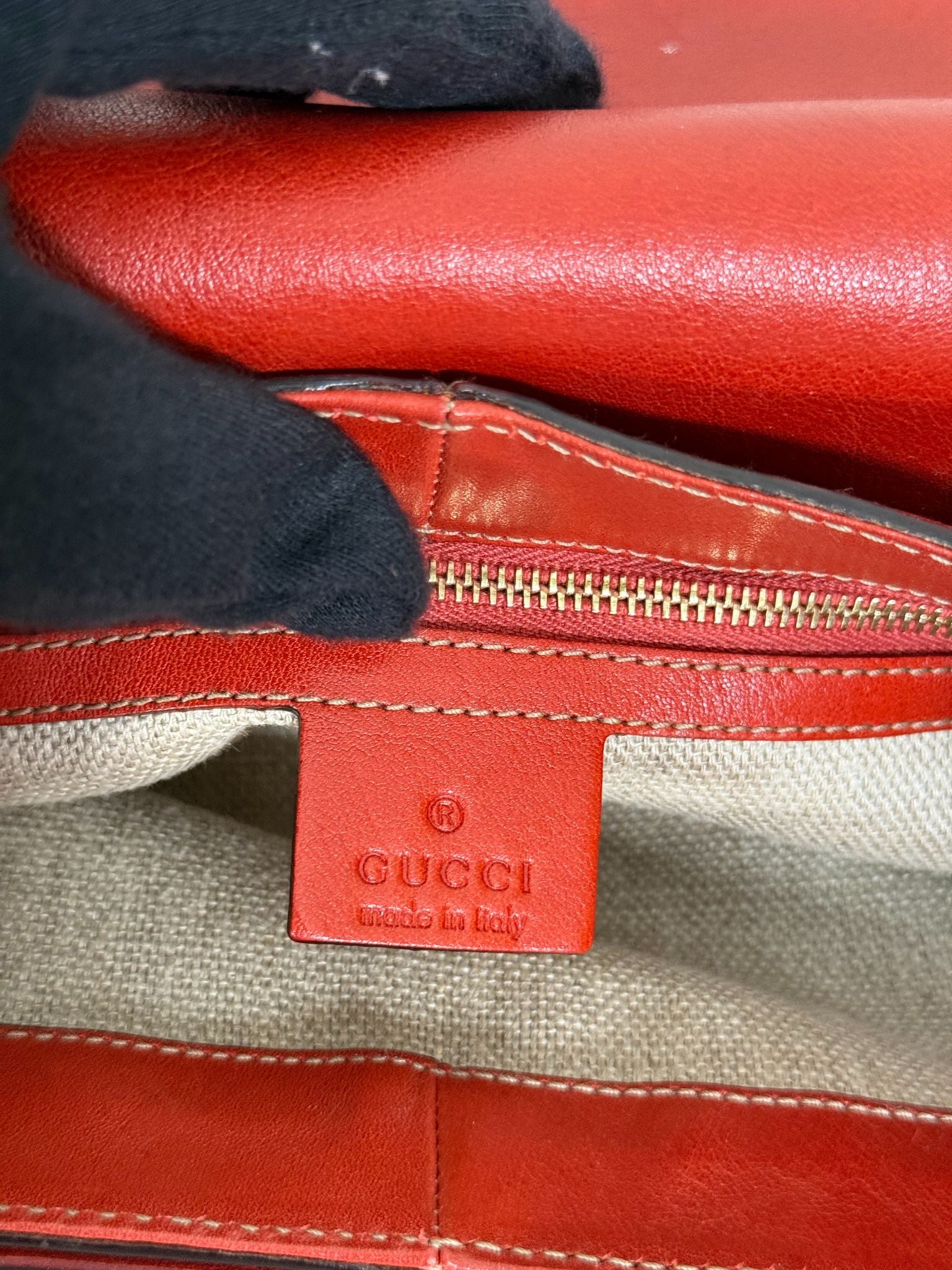 Gucci Horsebit Pelham Off White Canvas/Leather Shoulder Bag