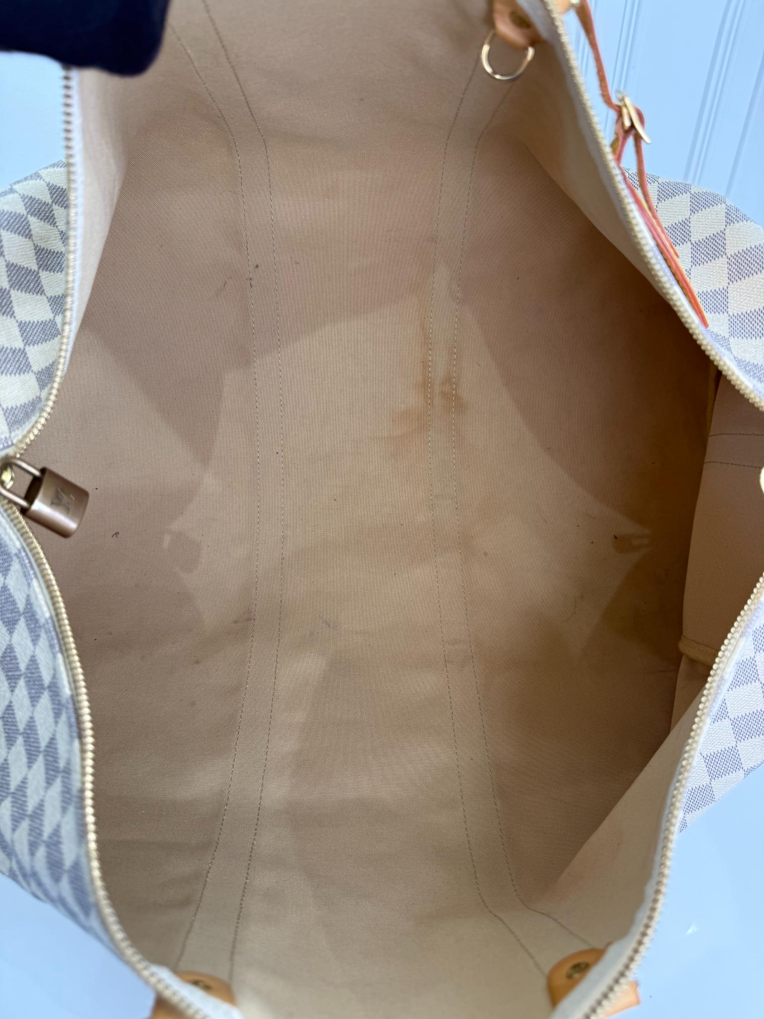 Louis Vuitton Keepall Bandoulière 55 Damier Azur Canvas