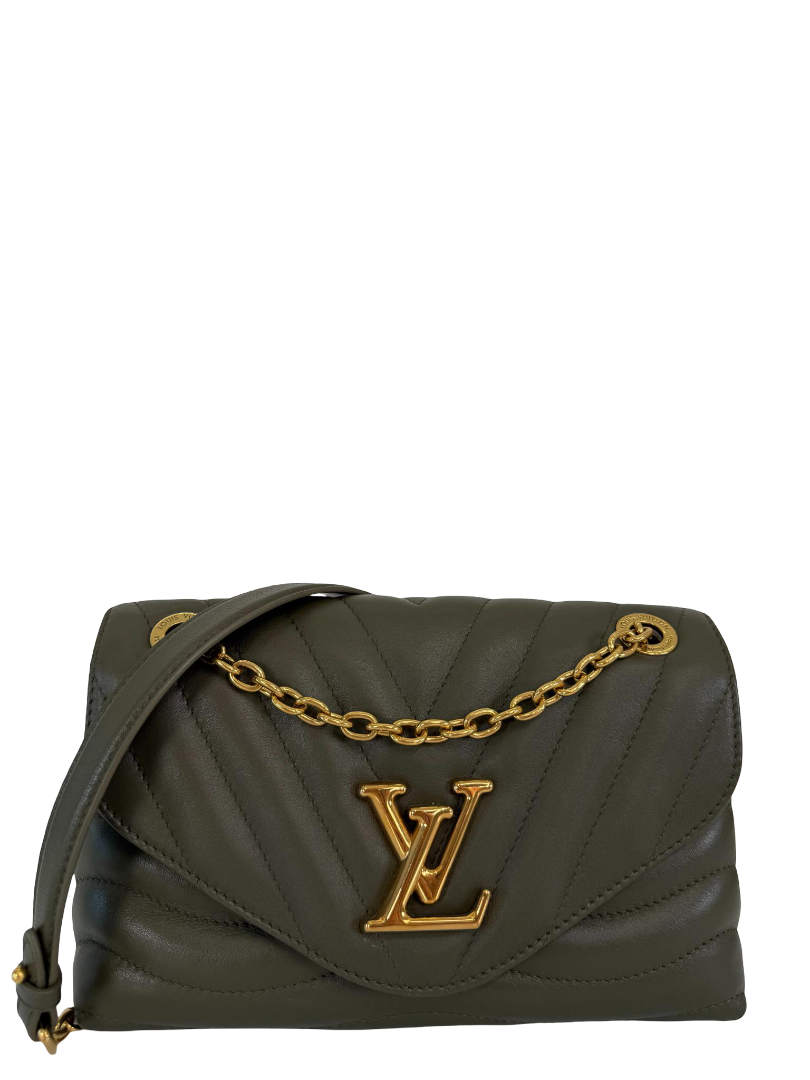 Louis Vuitton New Wave Smooth Cow Leather Khaki Green