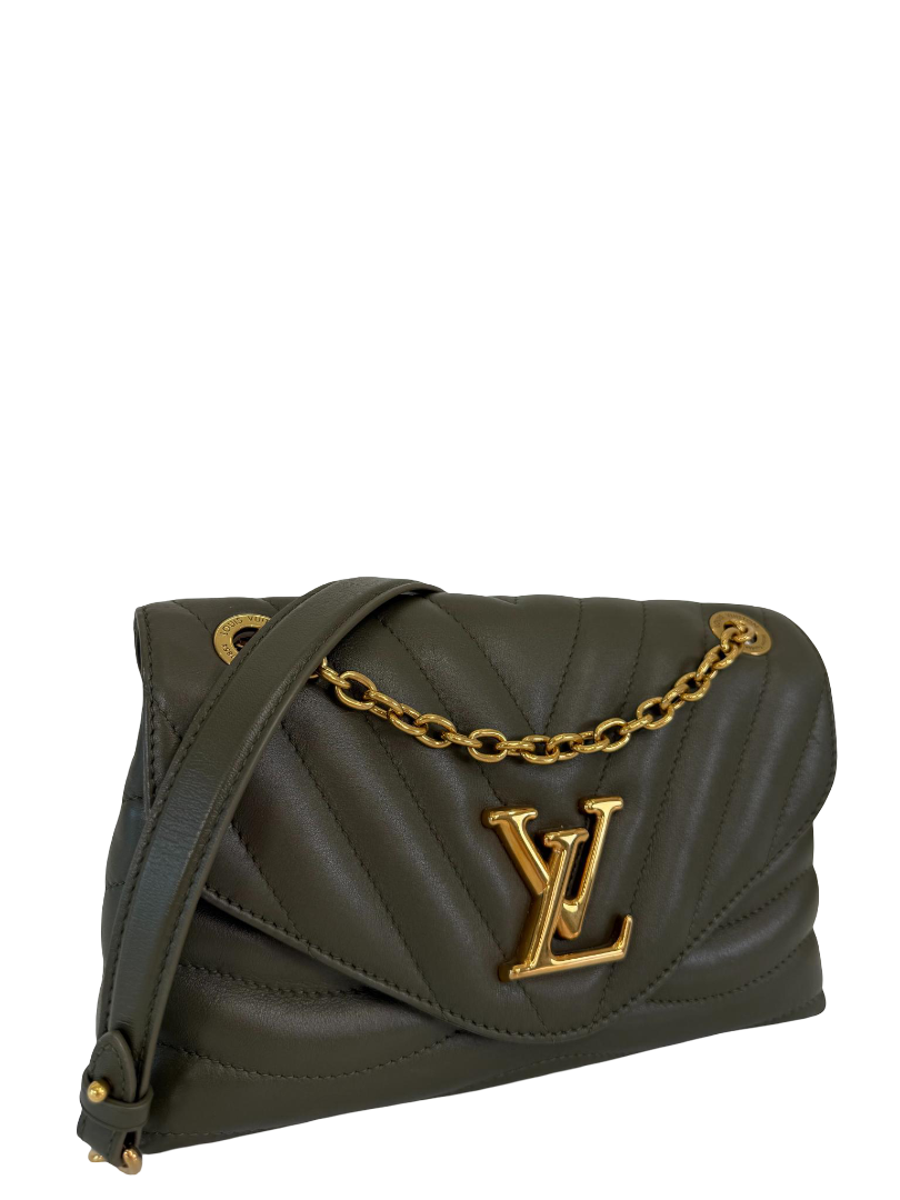 Louis Vuitton New Wave Smooth Cow Leather Khaki Green
