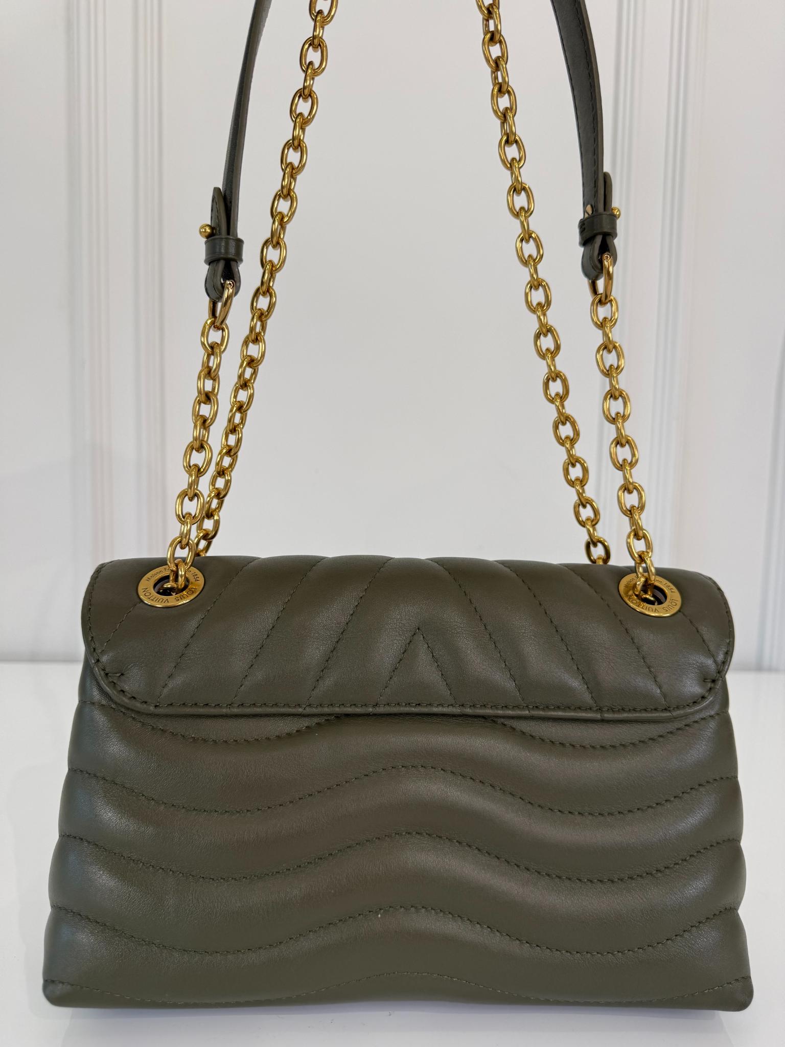 Louis Vuitton New Wave Smooth Cow Leather Khaki Green