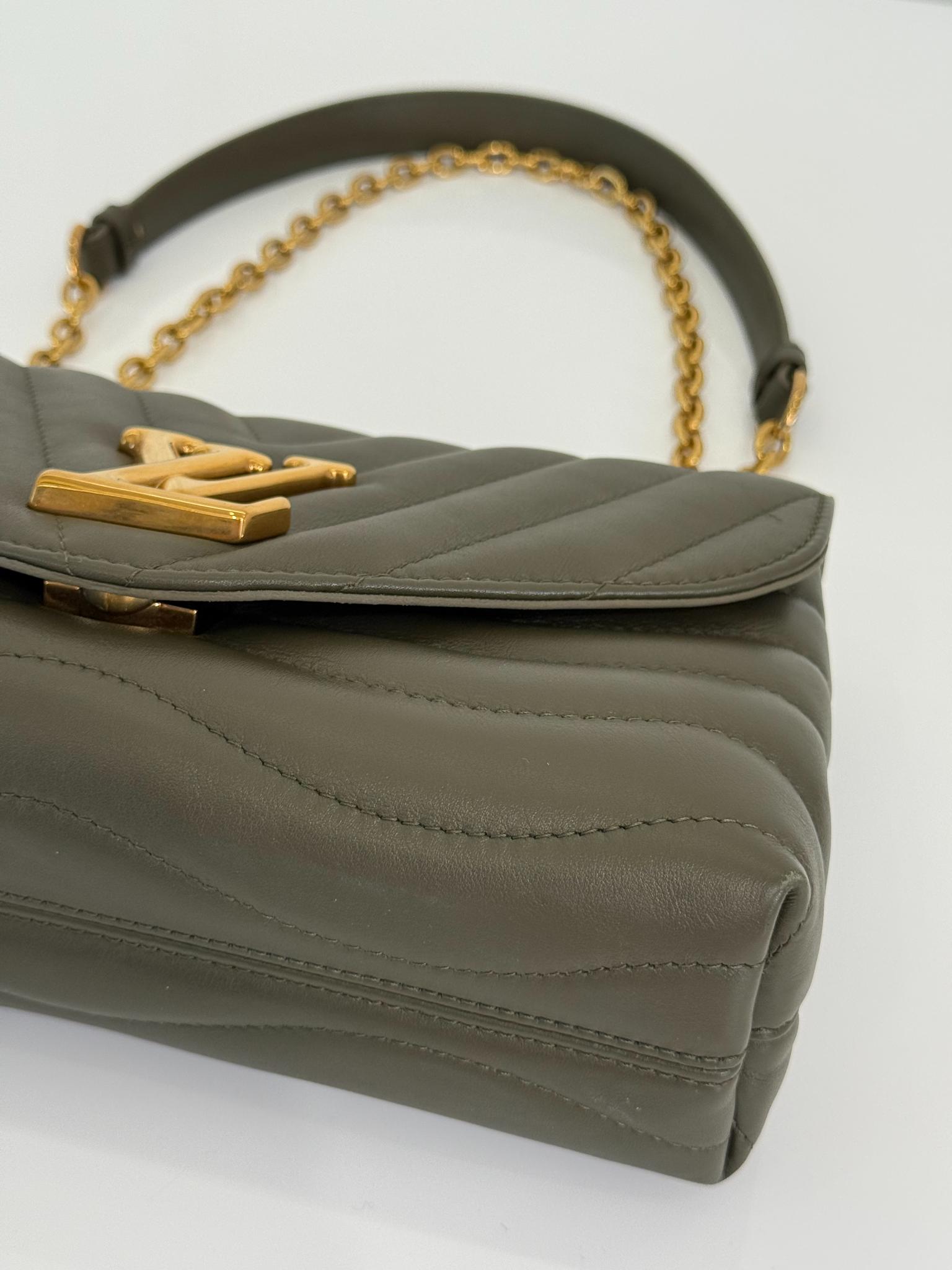 Louis Vuitton New Wave Smooth Cow Leather Khaki Green