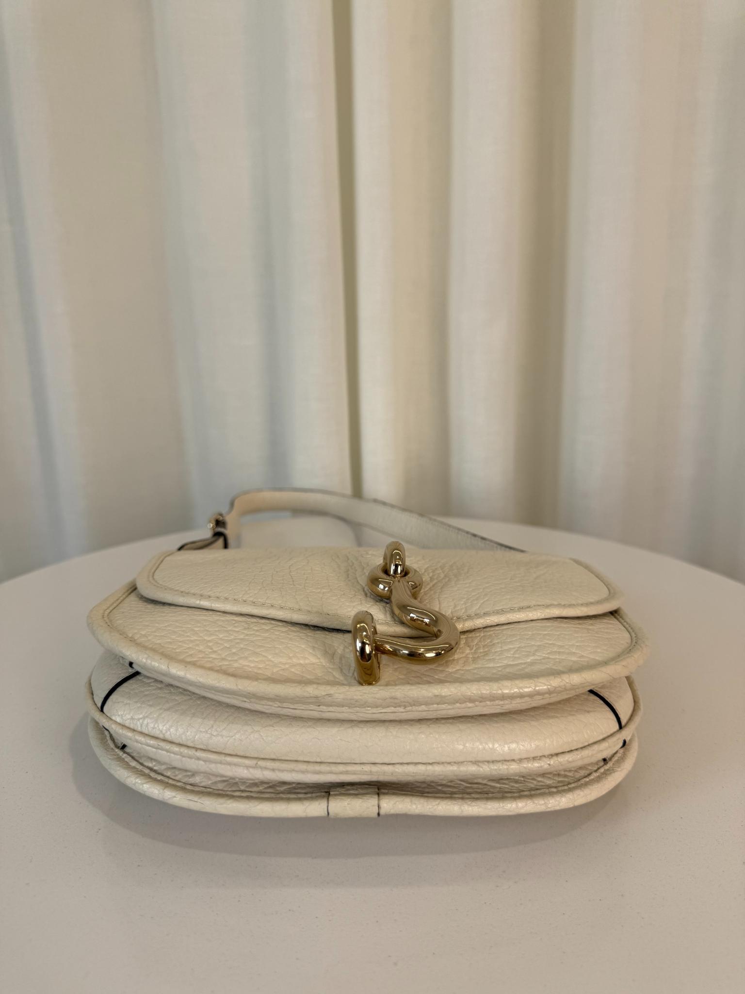 Loewe Amberley Small Satchel Ivory Shoulder Bag