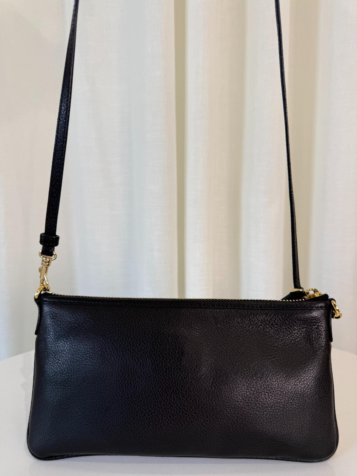 Loewe Anagram Leather Black Mini Pouch
