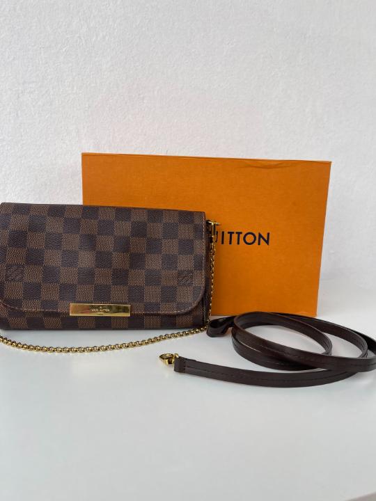 Louis Vuitton Favorite PM Bag Damier Ebene Canvas