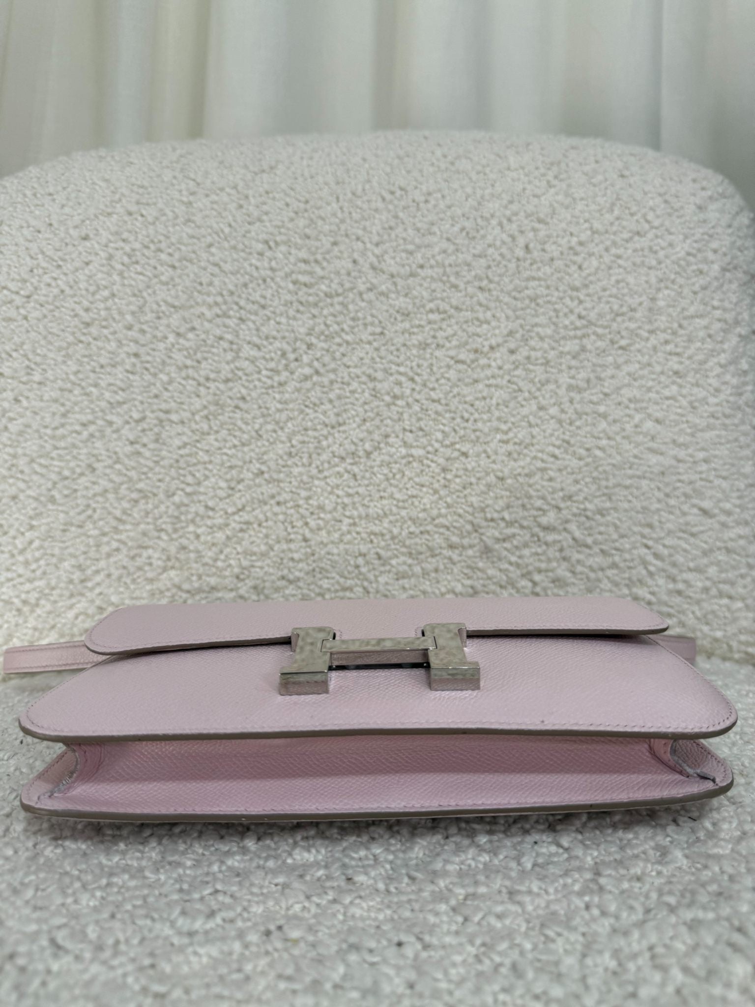 Hermès Constance Elan Mauve Pale Epsom Leather Palladium Hardware