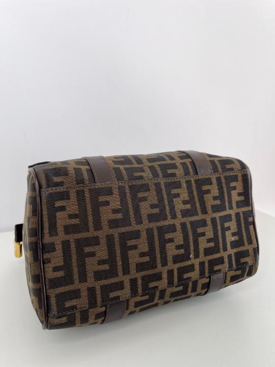 Fendi Jacquard FF Zucca Boston Bag
