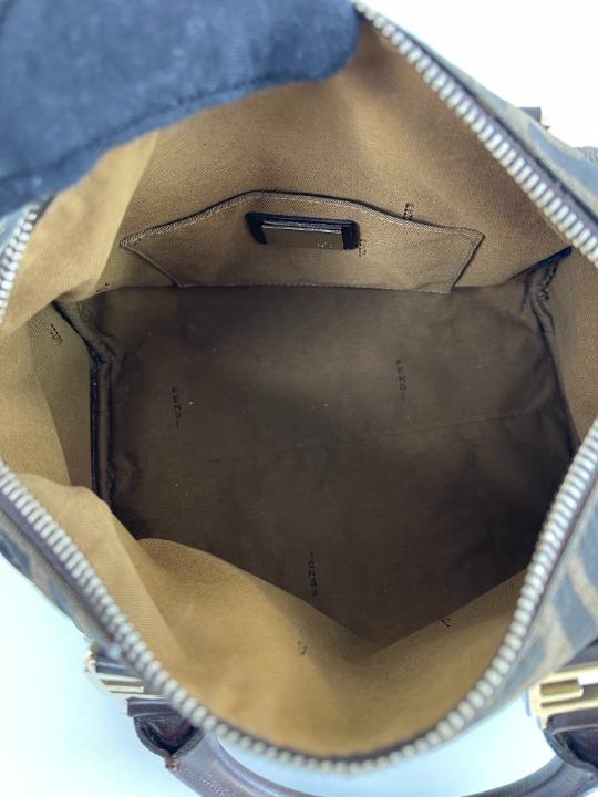 Fendi Jacquard FF Zucca Boston Bag