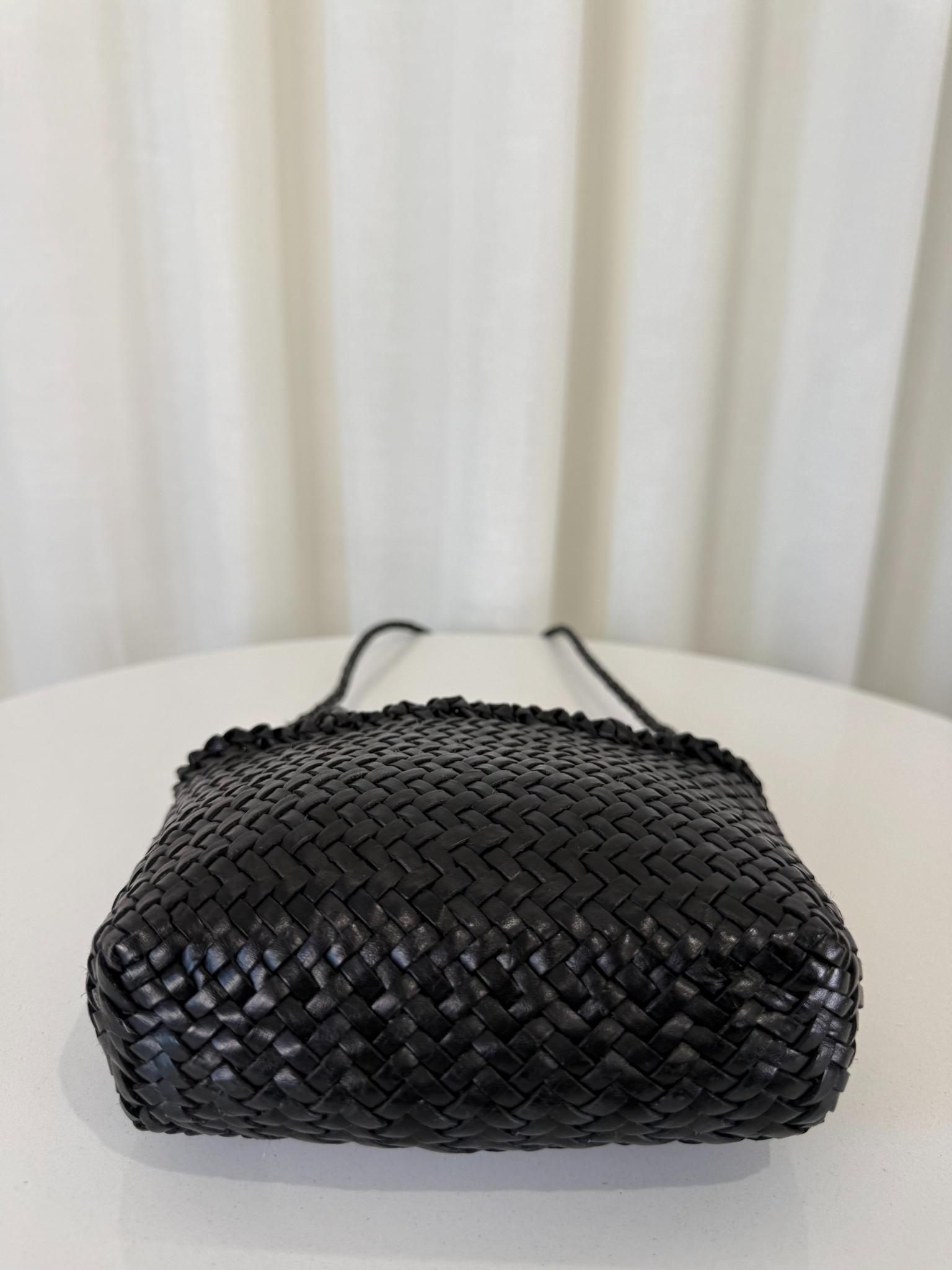 Dragon Diffusion Small Grace Leather Basket Bag