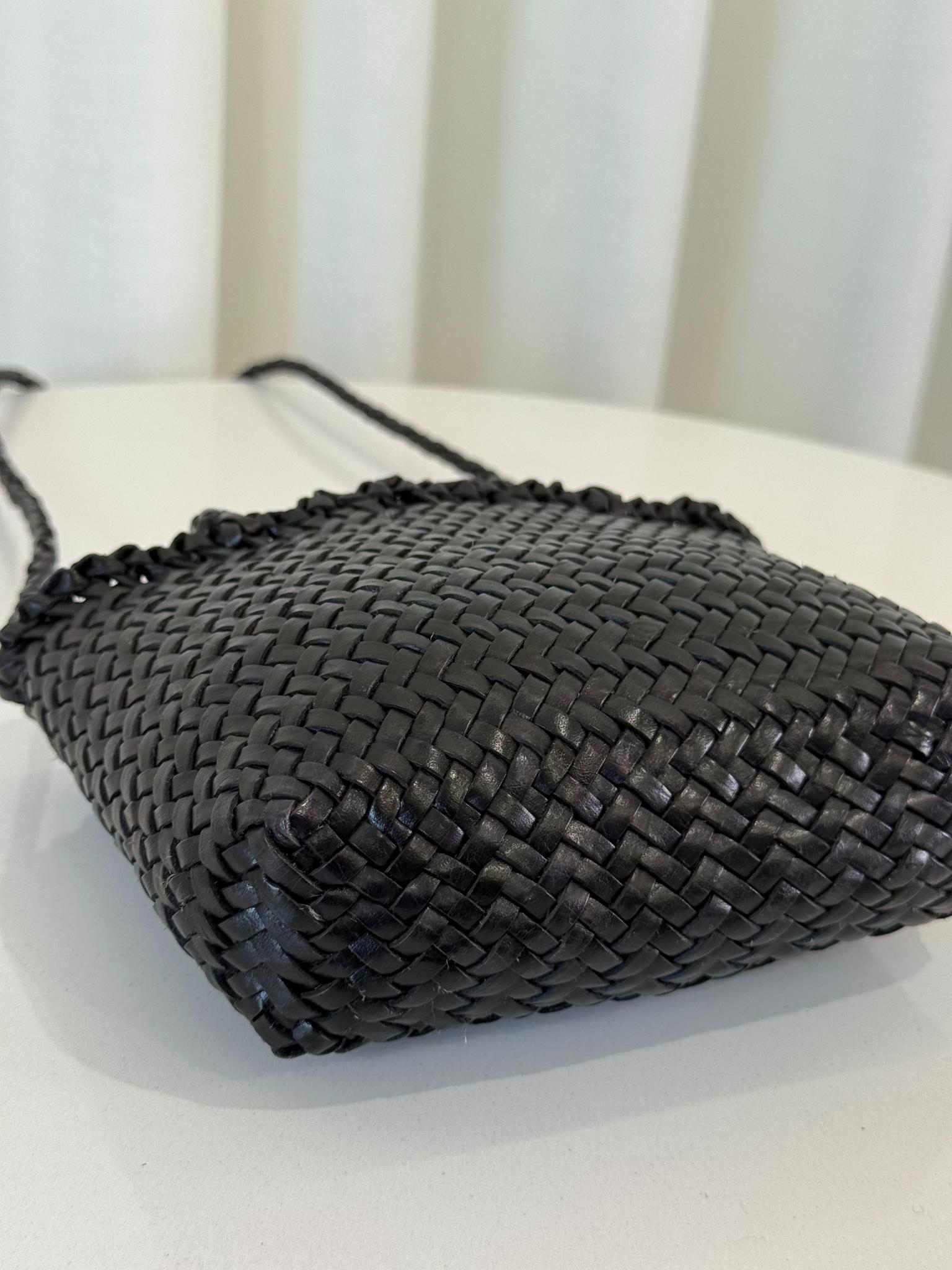Dragon Diffusion Small Grace Leather Basket Bag
