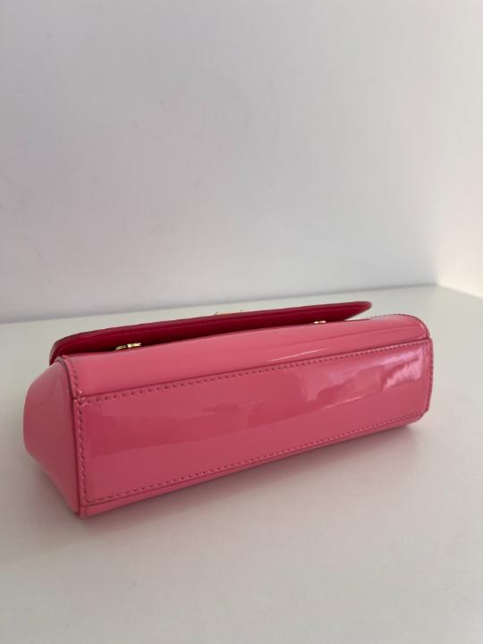Dolce & Gabbana Miss Sicily Bag in Pink Patent Leather