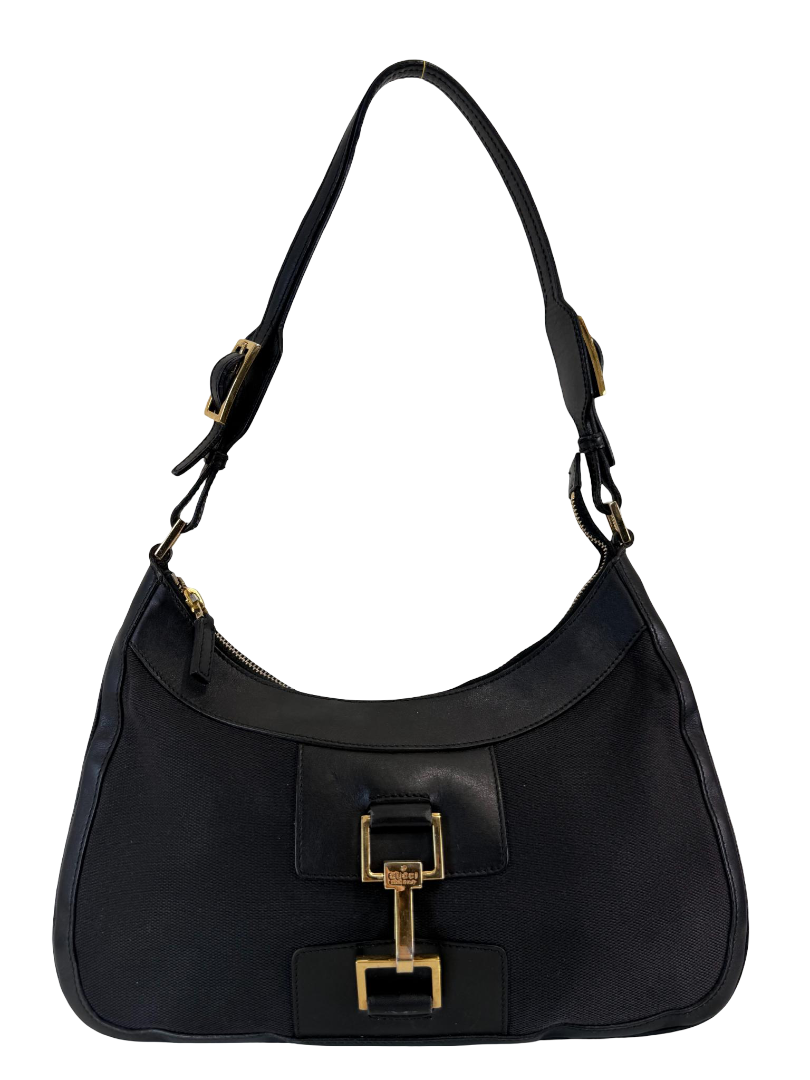 Gucci Jackie Vintage ‘90s Black Shoulder Bag