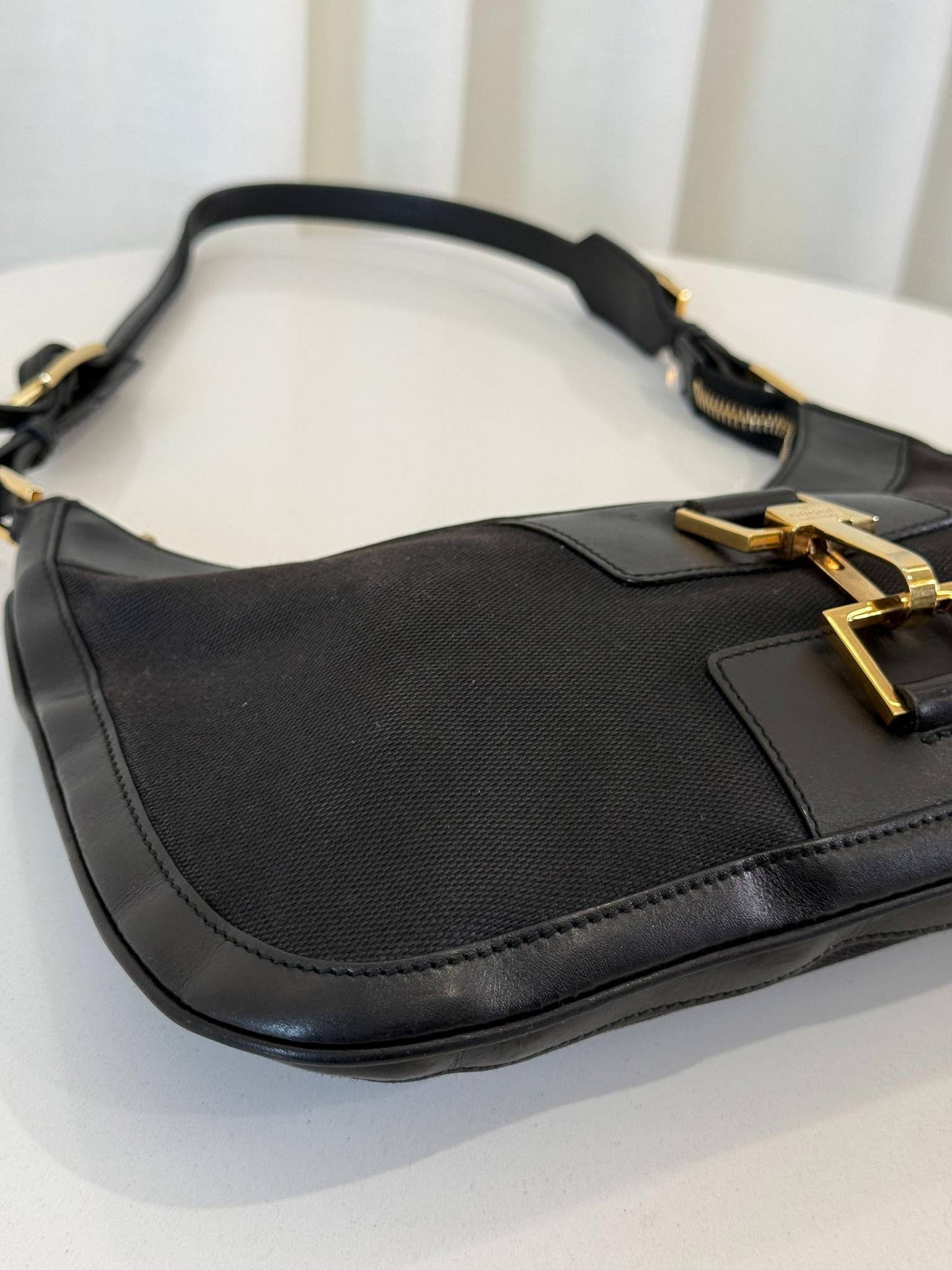 Gucci Jackie Vintage ‘90s Black Shoulder Bag