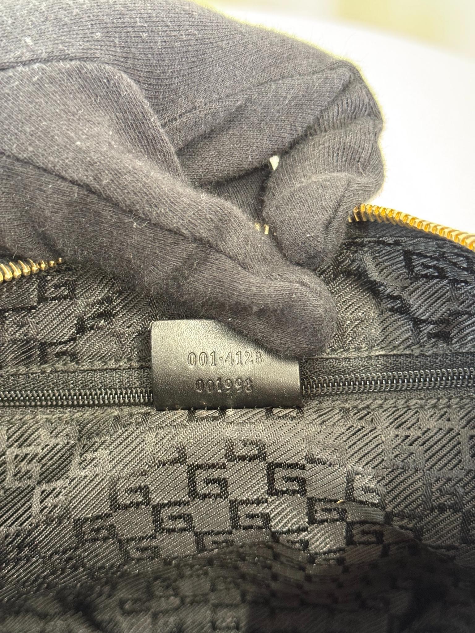 Gucci Jackie Vintage ‘90s Black Shoulder Bag
