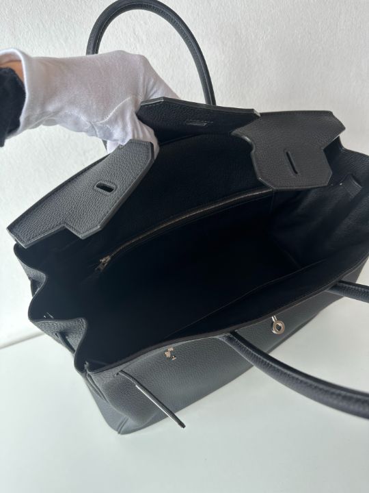 Hermès Birkin 35 Black Togo Palladium Hardware