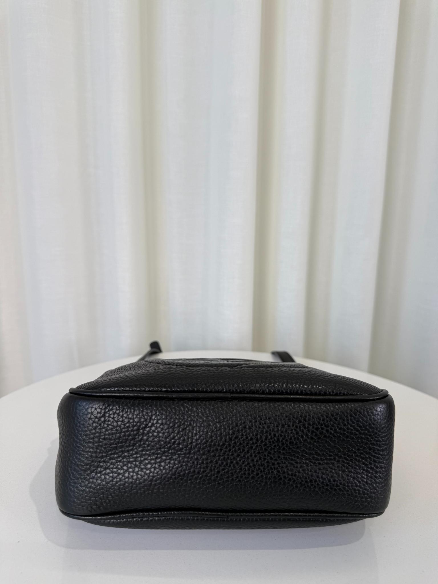 Gucci Soho Disco Black Leather Small Crossbody Bag