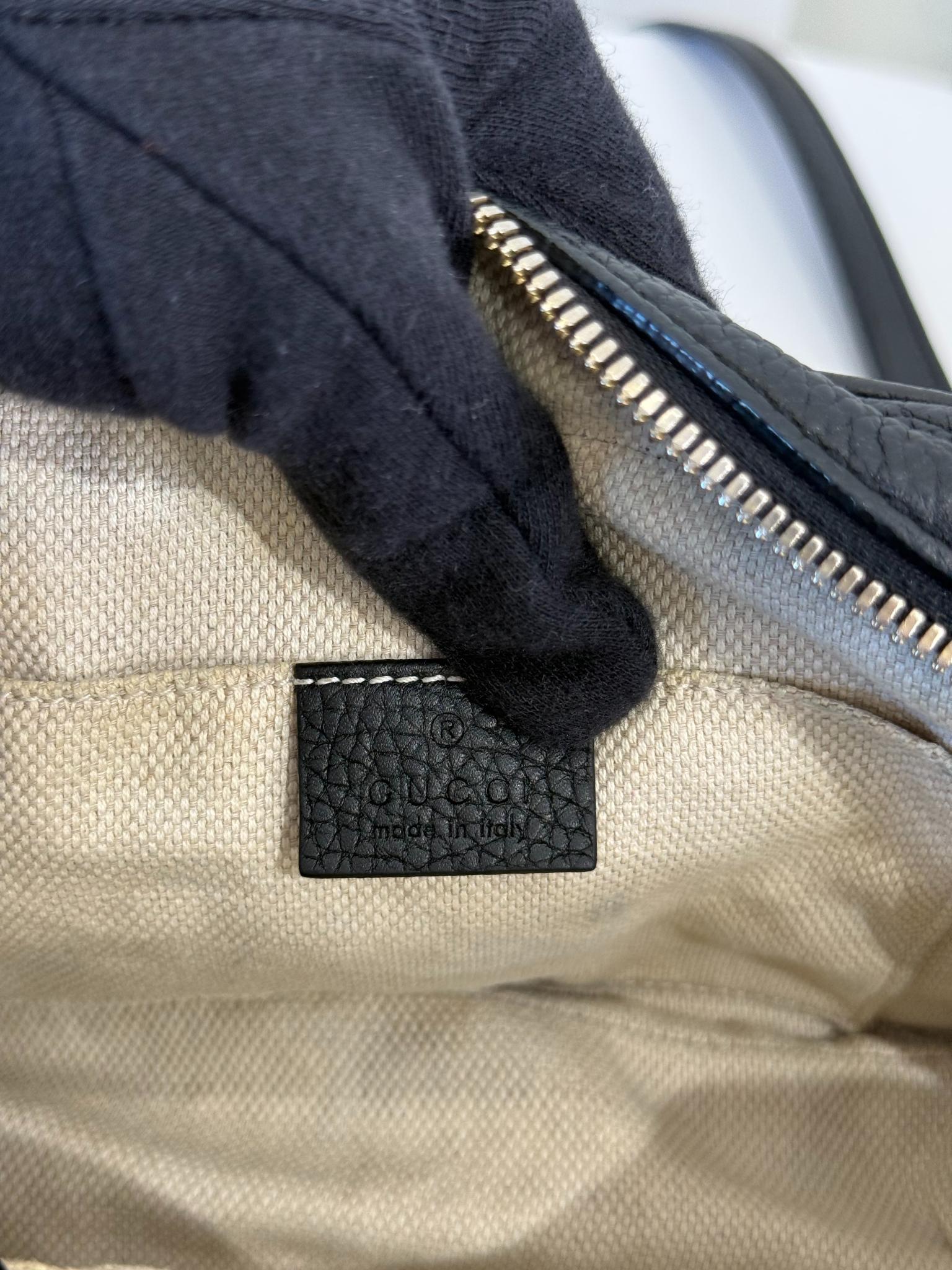 Gucci Soho Disco Black Leather Small Crossbody Bag