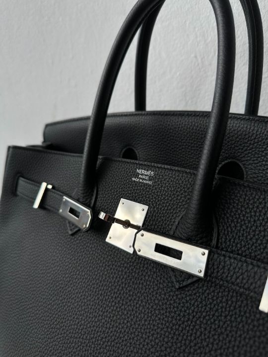 Hermès Birkin 35 Black Togo Palladium Hardware