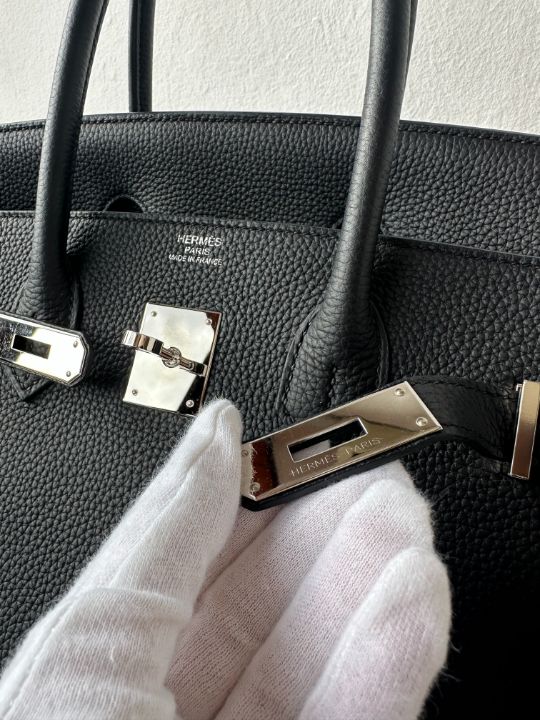 Hermès Birkin 35 Black Togo Palladium Hardware