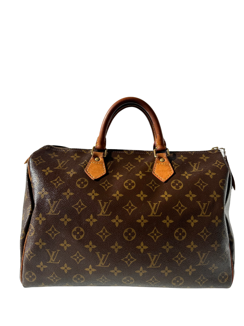 Louis Vuitton Monogram Canvas Speedy 35 Bag